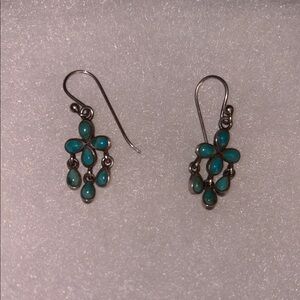 Vintage Native Real Turquoise earrings